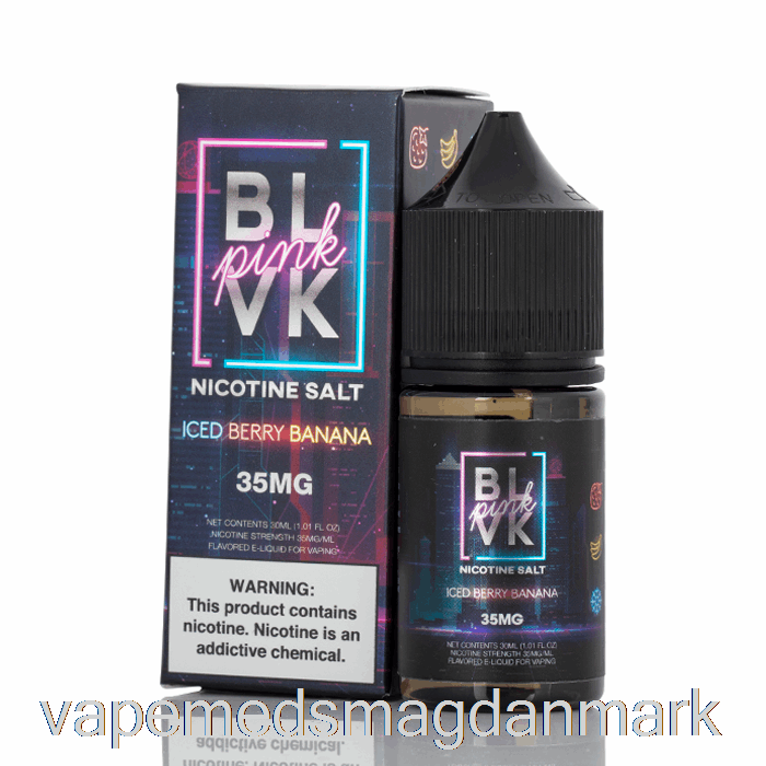 Vape Juice A Bær Banansalt - Blvk Pink Serie - Blvk - 30ml 50mg